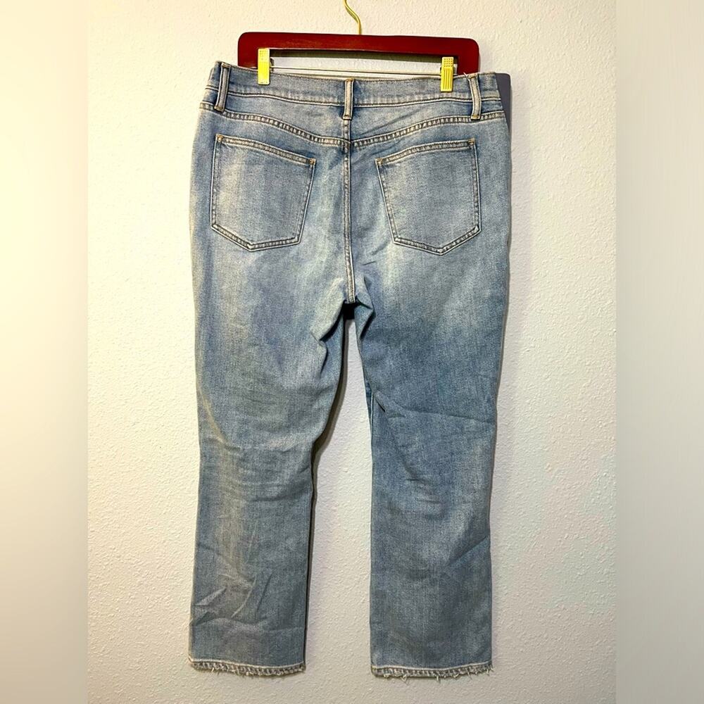 Hatch Light Blue Cropped Straight-Leg Jeans - Picture 4 of 7
